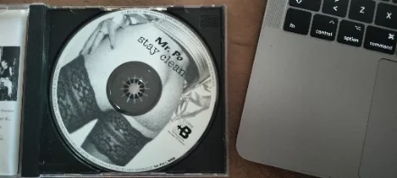 Mr. Po Stay Clean CD disc close-up